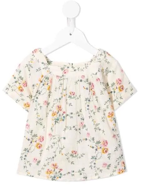 Bonton блузка с цветочным принтом