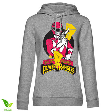 Толстовка Power Rangers Hoodie Red Ranger Pose Girls Hoodie, серый