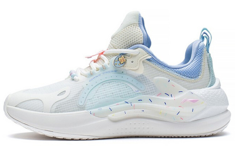 LINING Spark Lifestyle Shoes Women's Low-top Off-white/pale Yellow