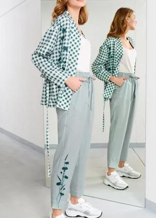 Брюки ArtRibbon-3447B В цвете: Разноцветный; Размеры: 50,52,46,48,54,44