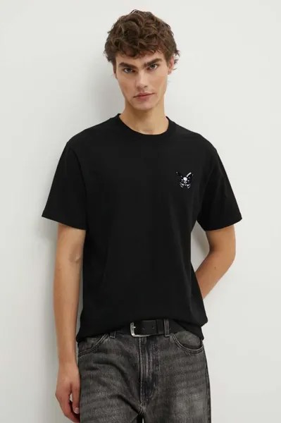 Хлопковая футболка The Kooples, черный