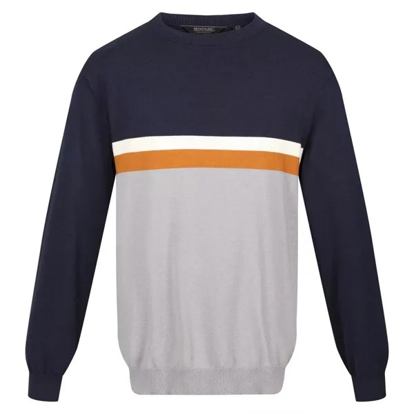 Свитер Regatta Kaelen Colour Block Crew Neck, синий