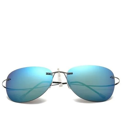 Солнцезащитные очки, GI&A Sunny Sun, ультраэластичные, сверхлегкие, с титановой безободковой оправой
