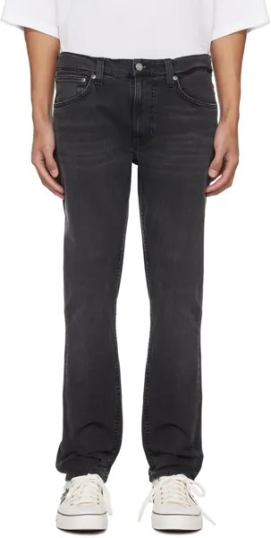 Черные джинсы Lean Dean Nudie Jeans, цвет Black eyes