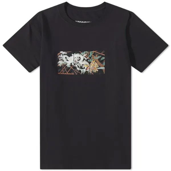 Футболка Maharishi Triptych Water Dragon Tee
