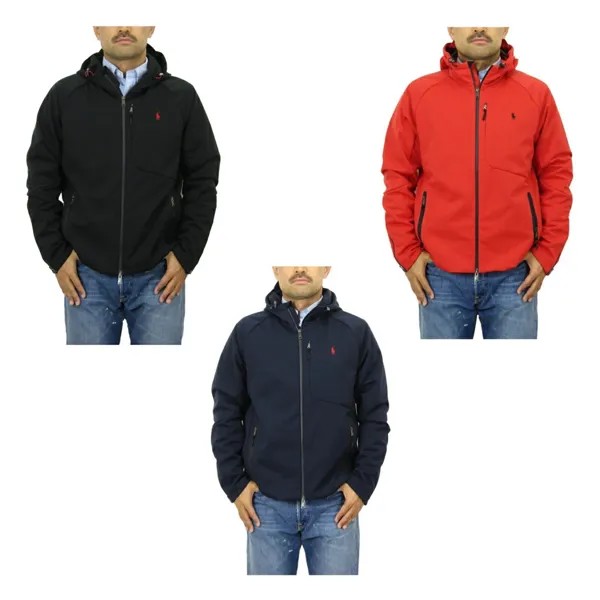 Куртка-ракушка Polo Ralph Lauren Soft-Shell с капюшоном и подкладкой — 3 варианта цвета —