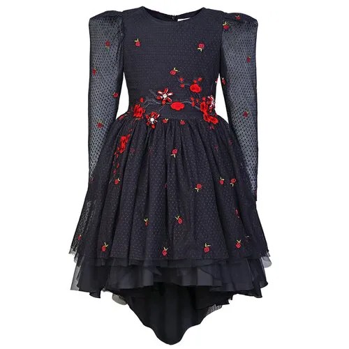 Платье для девочки Aletta AL999536 черного цвета 6 лет