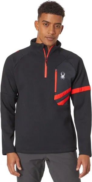 Куртка Wengen Bandit 1/2 Zip Spyder, черный