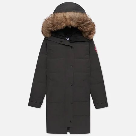 Женская куртка парка Canada Goose Shelburne, цвет серый, размер XS