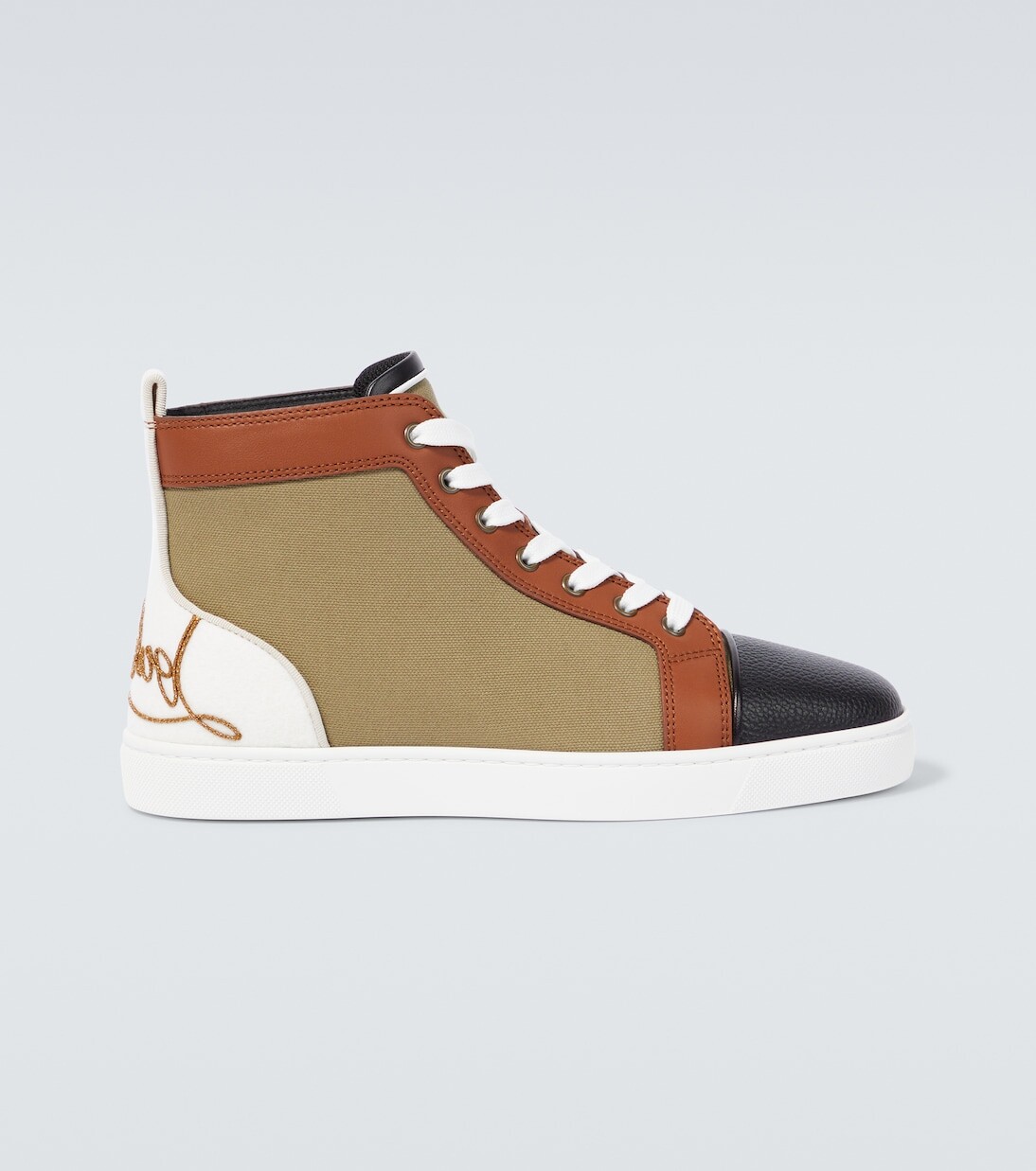 Кроссовки Louis с кожаной отделкой Fun Christian Louboutin, мультиколор