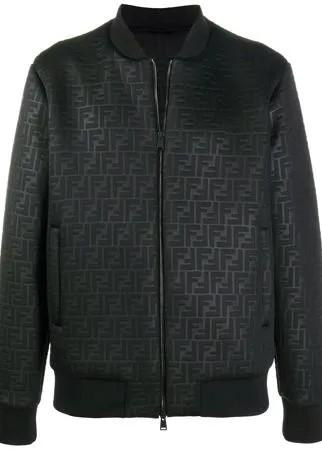 Fendi бомбер с узором FF