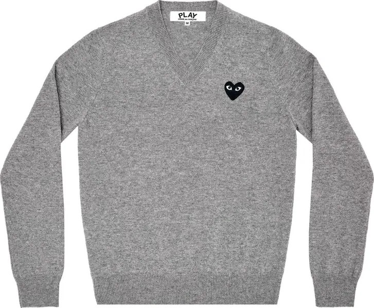 Свитер Comme des Garçons PLAY Knit Sweater 'Grey', серый