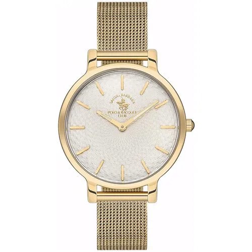Наручные часы SANTA BARBARA POLO & RACQUET CLUB Наручные часы Santa Barbara Polo & Racquet Club SB.1.10255-3, золотой, серебряный