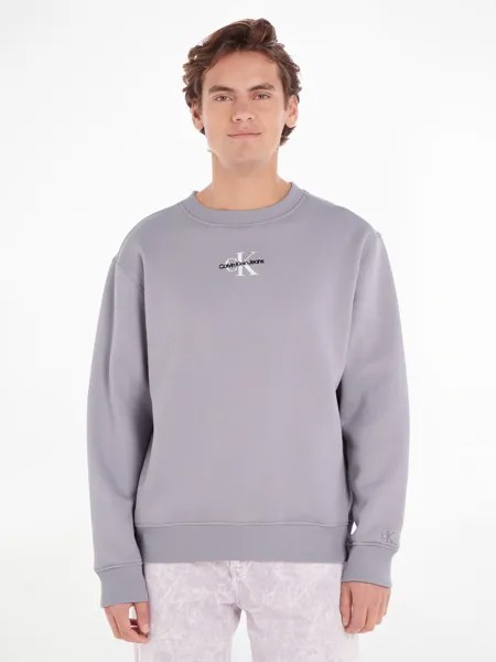 Джемпер с монологом Calvin Klein Jeans, Лавандовый аура
