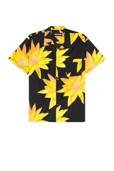 Рубашка Double Rainbouu Short Sleeve Hawaiian, цвет Gold Lotus