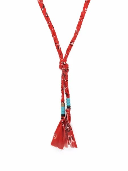 Alanui woven tassel rope necklace