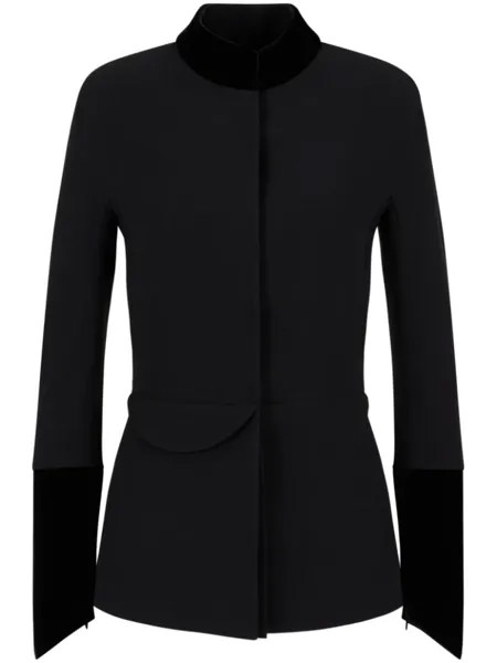 Giorgio Armani однобортный пиджак, черный