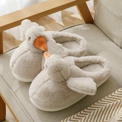 Тапочки GOOSE, размер Рус. разм. 38-39/стопа 23,5см, серый