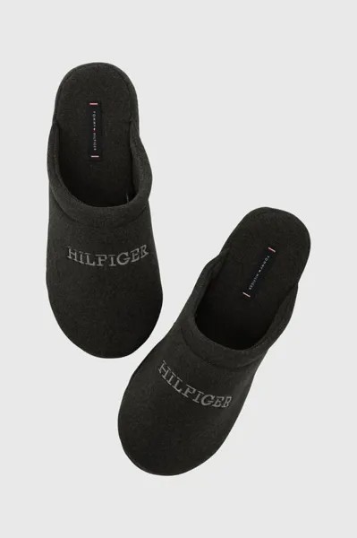 Тапочки FLEECE HILFIGER HOMESLIPPER Tommy Hilfiger, серый