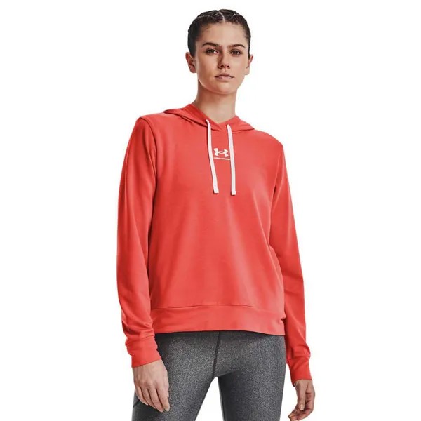 Худи Under Armour Rival Terry, оранжевый