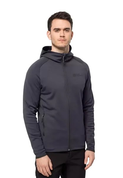 Толстовка BAISELBERG HOODED Jack Wolfskin, цвет ebony