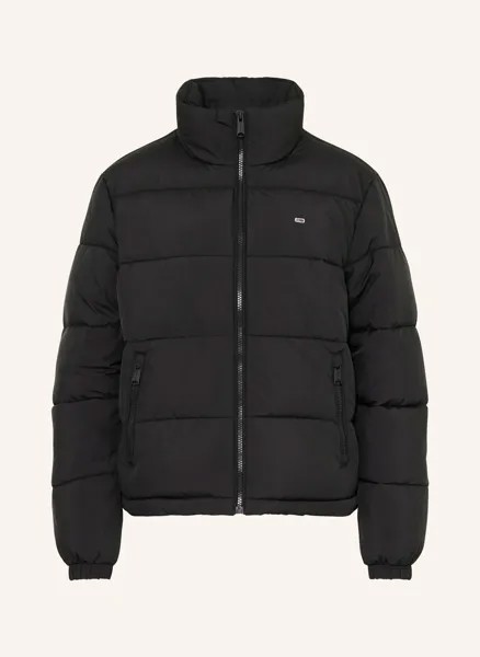 Стеганая куртка Tommy Jeans, черный