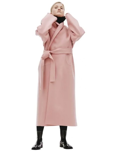 Пальто Celete из розового кашемира