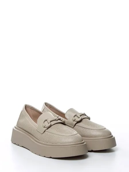 Мокасины женские Color Me AJ004-3 бежевые 37 RU