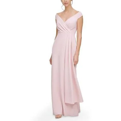 Женское плиссированное вечернее платье макси с открытыми плечами Eliza J BHFO 6335