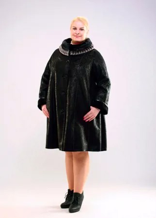 Дубленка женская TreVery 47667 черная 66 RU