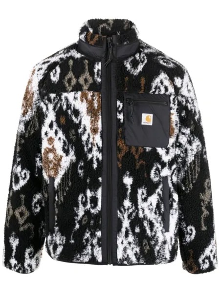 Carhartt WIP куртка Prentis Liner с камуфляжным принтом, черный