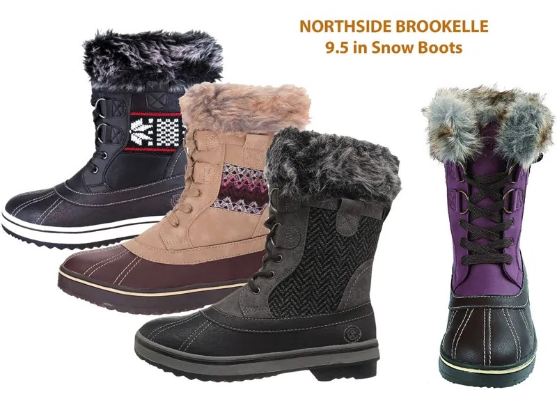 Женские зимние ботинки Northside Brookelle Водонепроницаемые зимние сапоги - 10F НОВИНКА