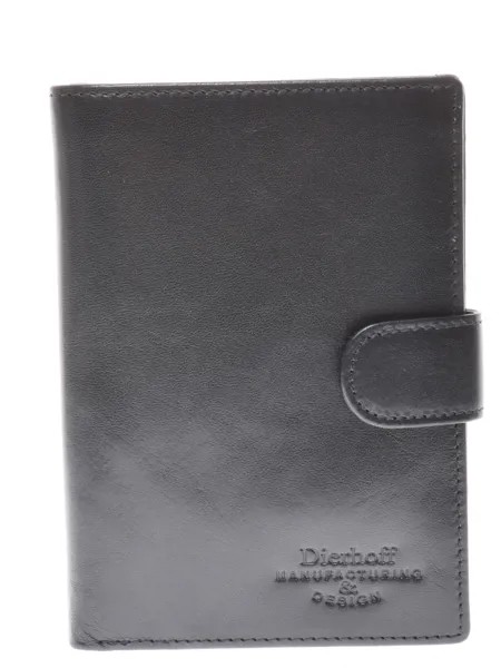 Портмоне Dierhoff для документов, цвет черный, артикул Д8148-047
