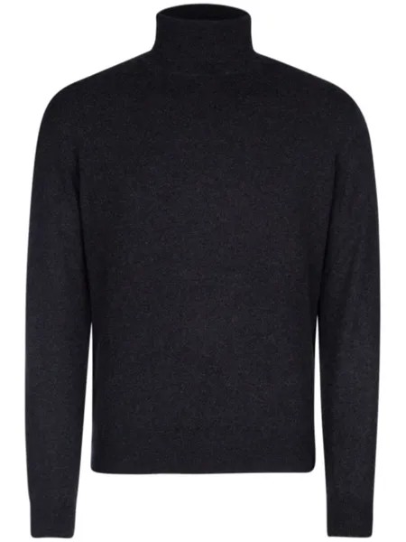 Loro Piana джемпер с высоким воротником из кашемира, серый