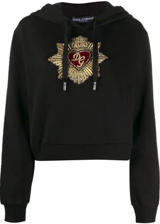 Dolce & Gabbana худи с вышивкой Sacred Heart