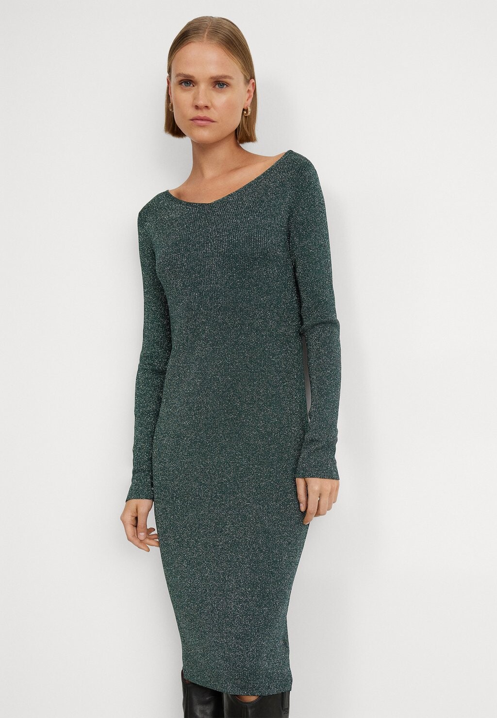 Элегантное платье Poppie Tiger of Sweden, цвет black green