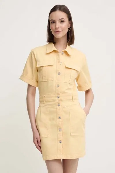 JILL джинсовое платье Pepe Jeans, желтый