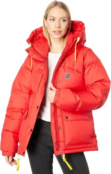 Пуховик Expedition Lite Fjällräven, цвет True Red