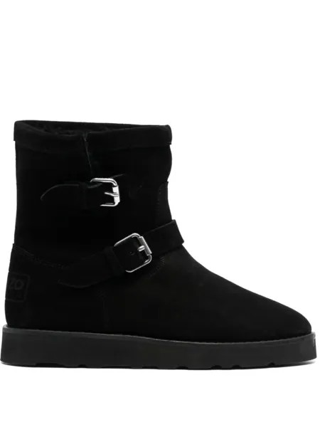 Kenzo ботинки с пряжками, черный