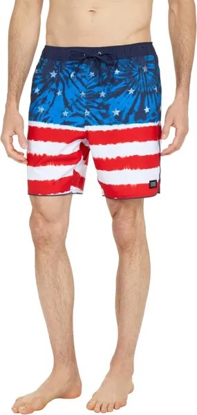 Пляжные шорты O'Neill Yes Toucan Volley Shorts, цвет Red/White/Blue