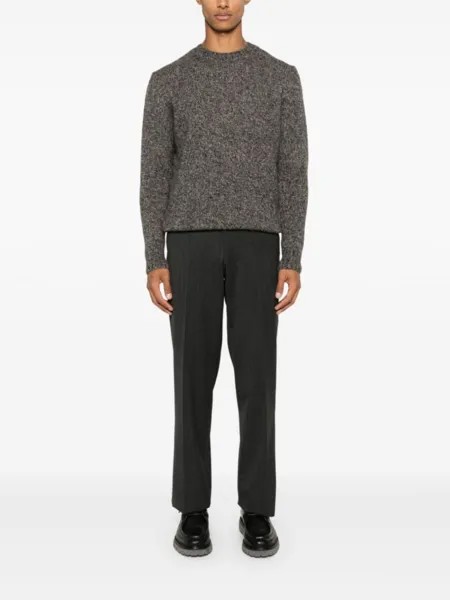 Lardini свитер с круглым вырезом, черный