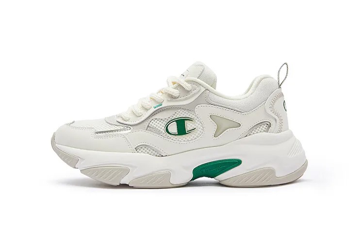Кроссовки Champion Chunky Sneakers Women's Low-top Milky White/pumice Gray, белый/серый