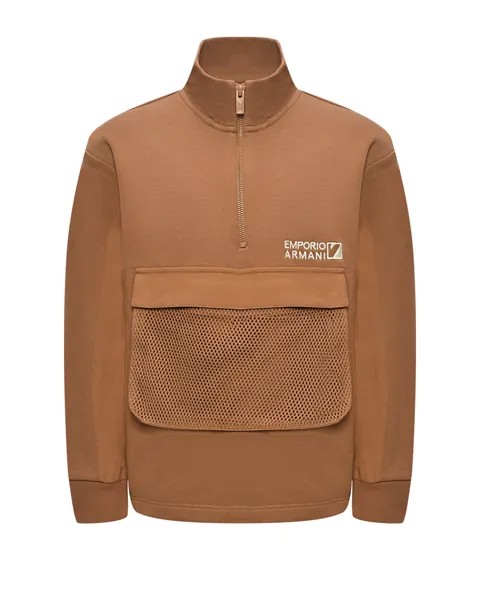 Свитшот с накладным карманом Emporio Armani