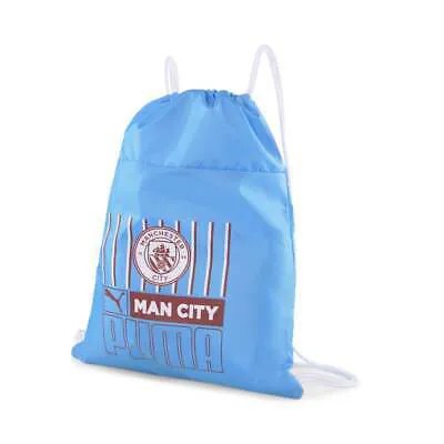 Puma Manchester City Ftblcore Drawstring Bag Мужская Размер OSFA Travel Casual 07905