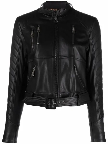 Philipp Plein стеганая байкерская куртка
