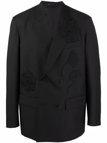Valentino пиджак с аппликацией