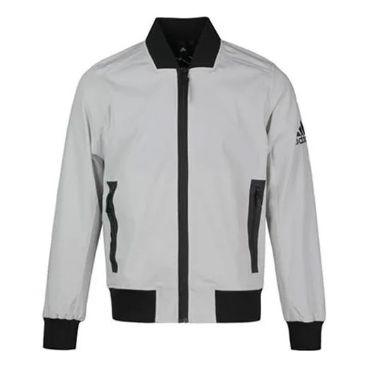 Куртка Men's adidas Bomber Wv Urban Woven Jacket Gray, серый