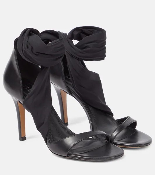 Кожаные сандалии askja Isabel Marant, черный