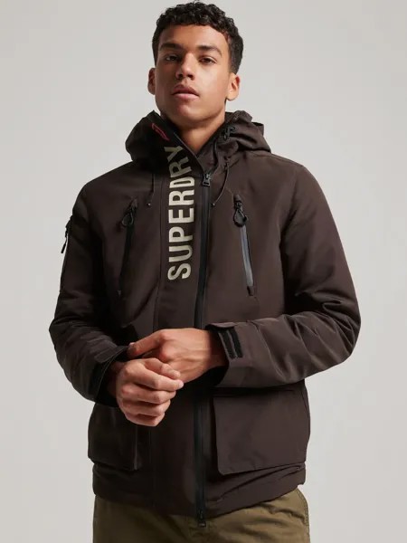 Куртка-ветровка Superdry Ultimate SD, темно-коричневый дуб
