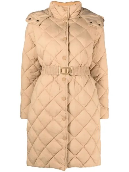 TWINSET стеганое пальто, коричневый